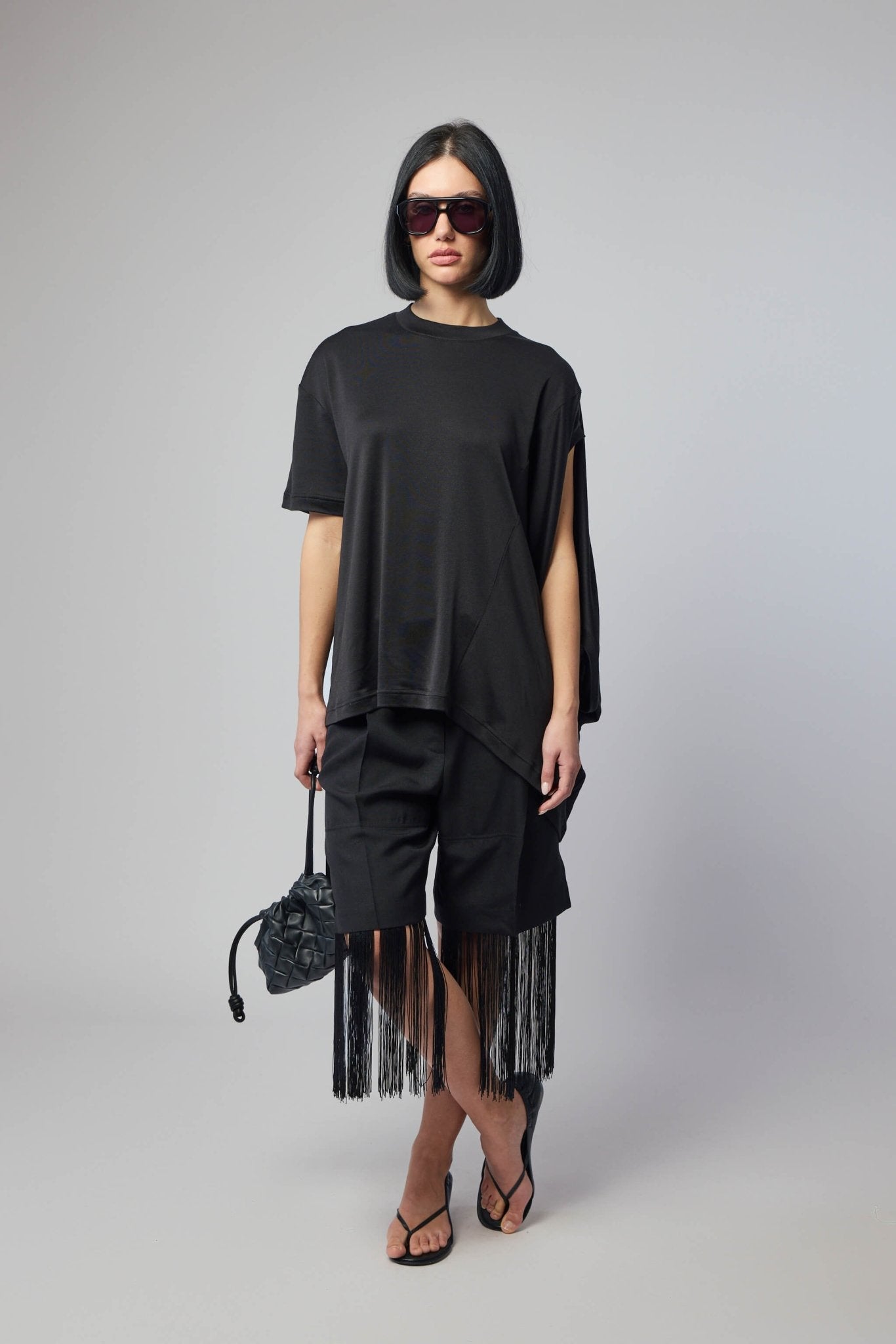 Combined Silk T-shirt