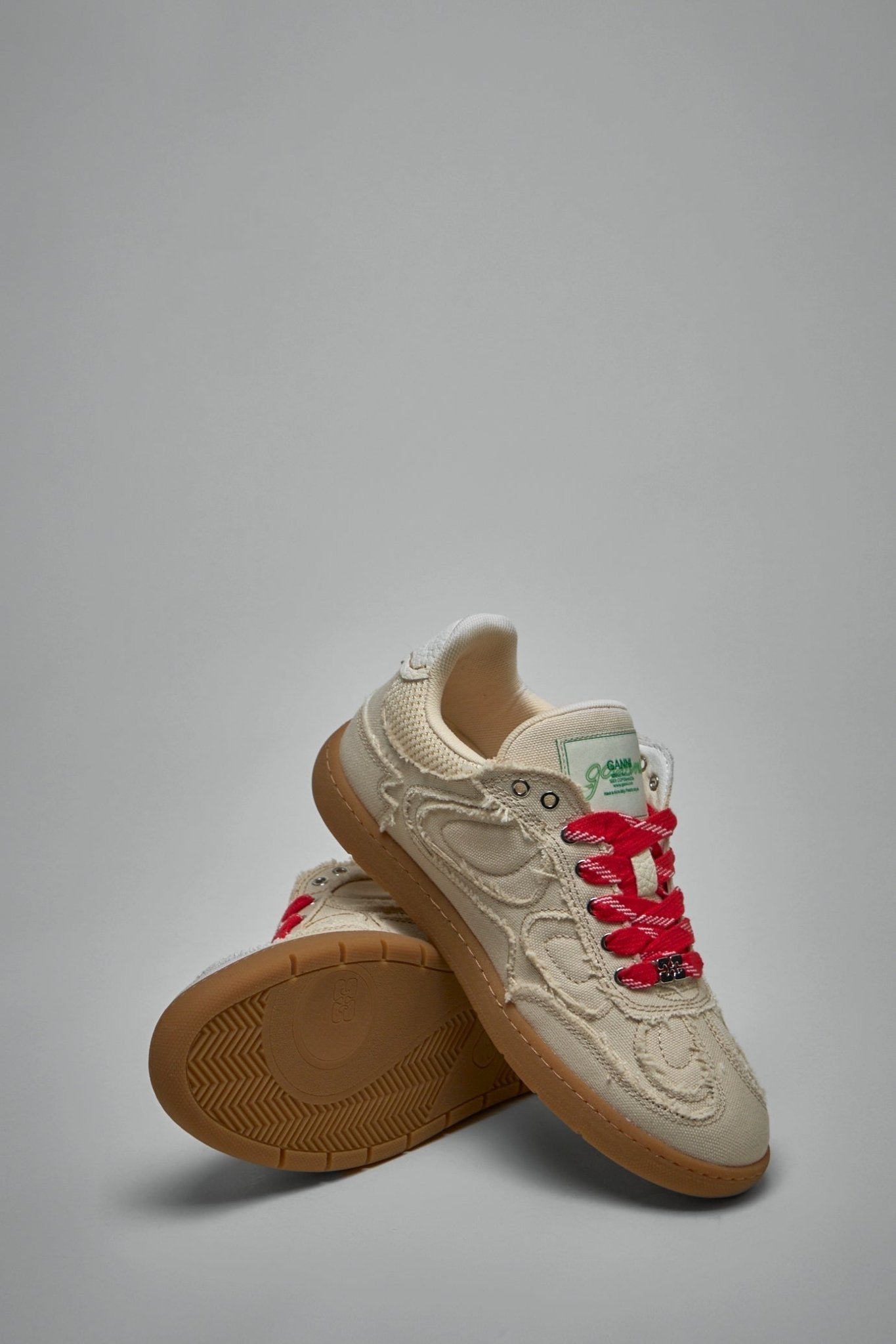 Canvas Raw Edge Sneakers