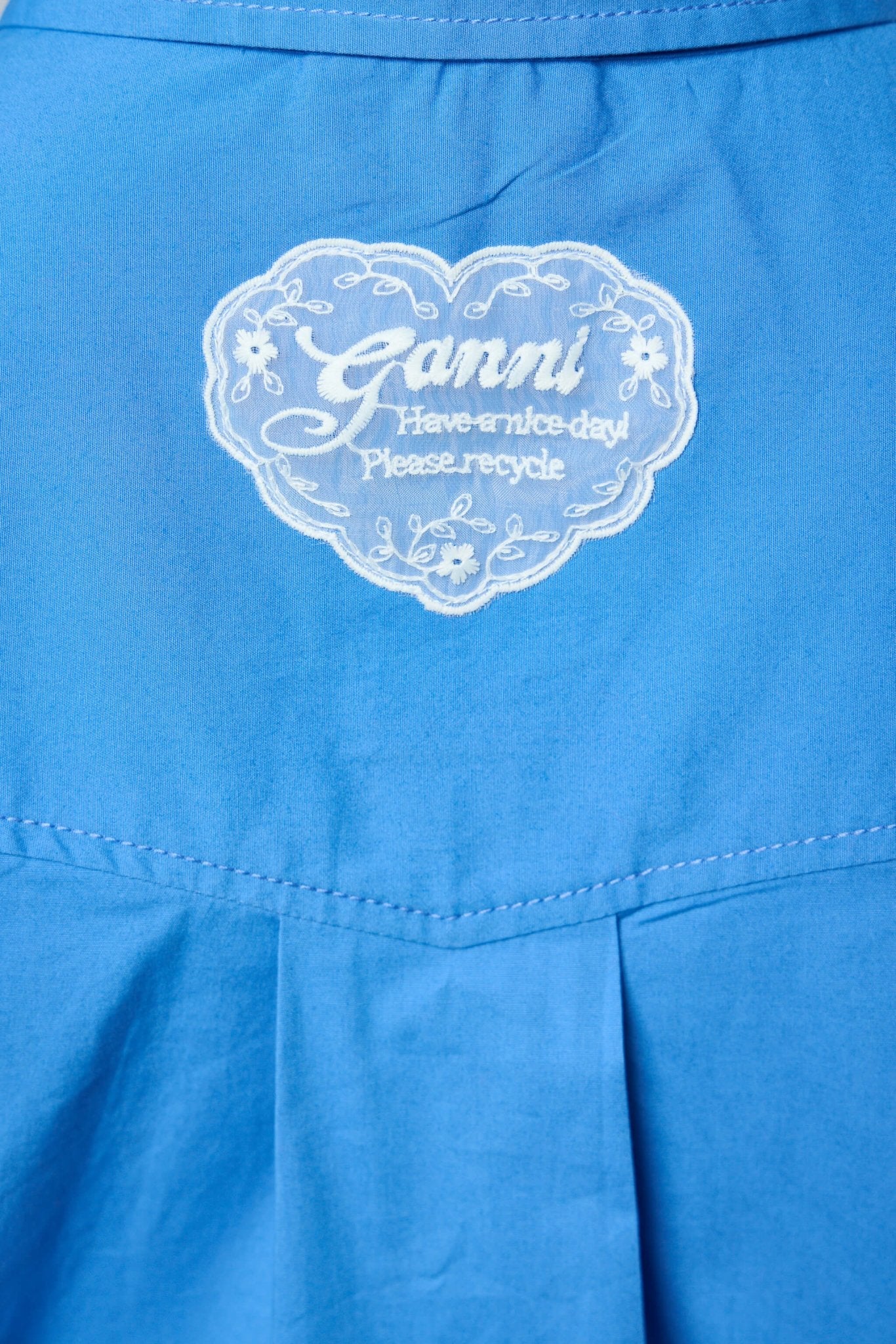 Stretch Cotton Cropped Bowling Shirt