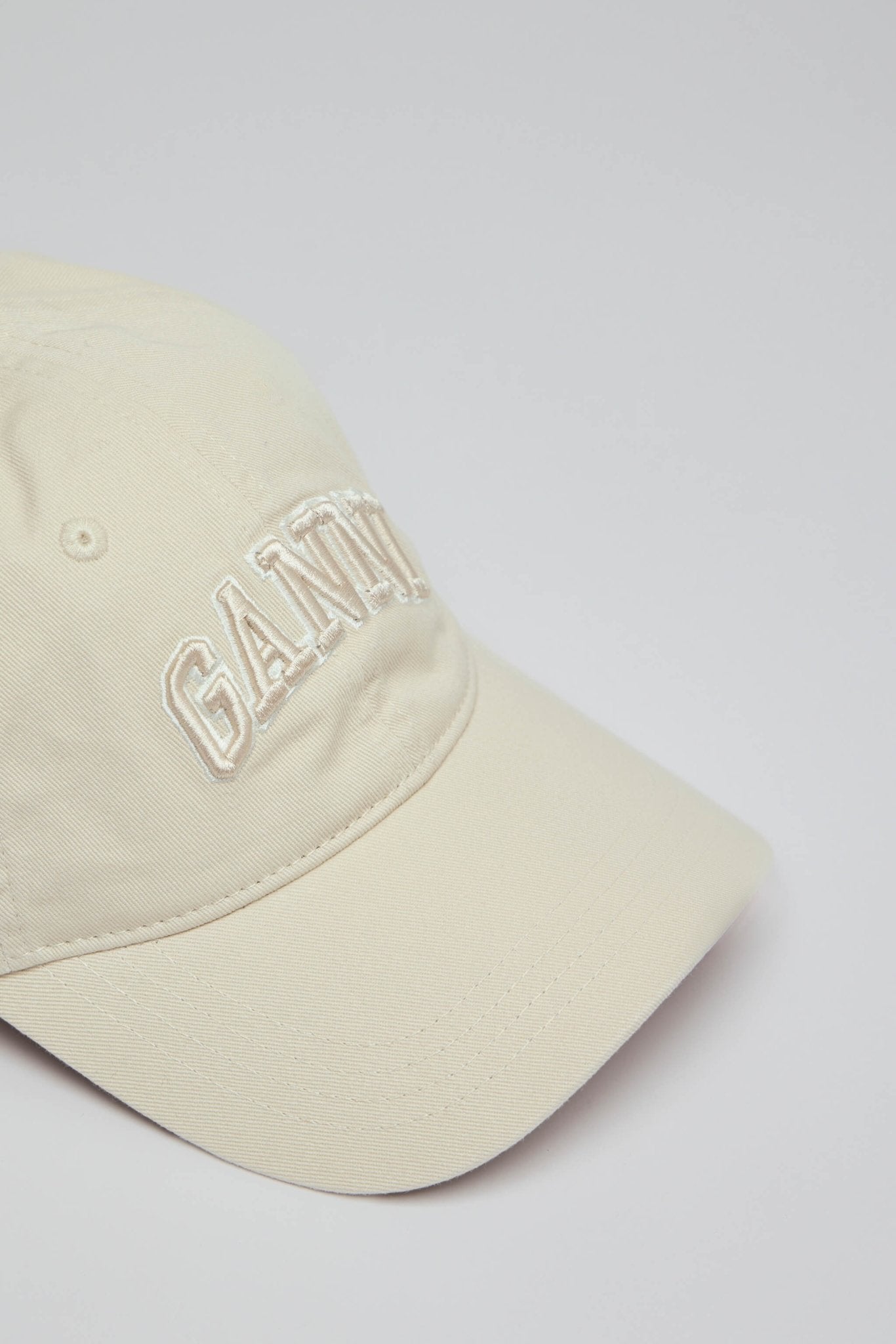 Washed Cotton Canvas Embroidered Cap