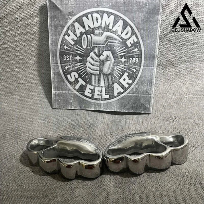 GS160 4-Finger Anti-explosion Stainless Steel Self-defense Knuckle Duster EDC