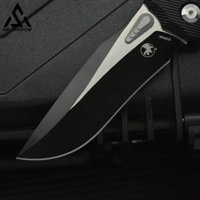 GS225 Microtech Amphibian S/E Manual Blk G10