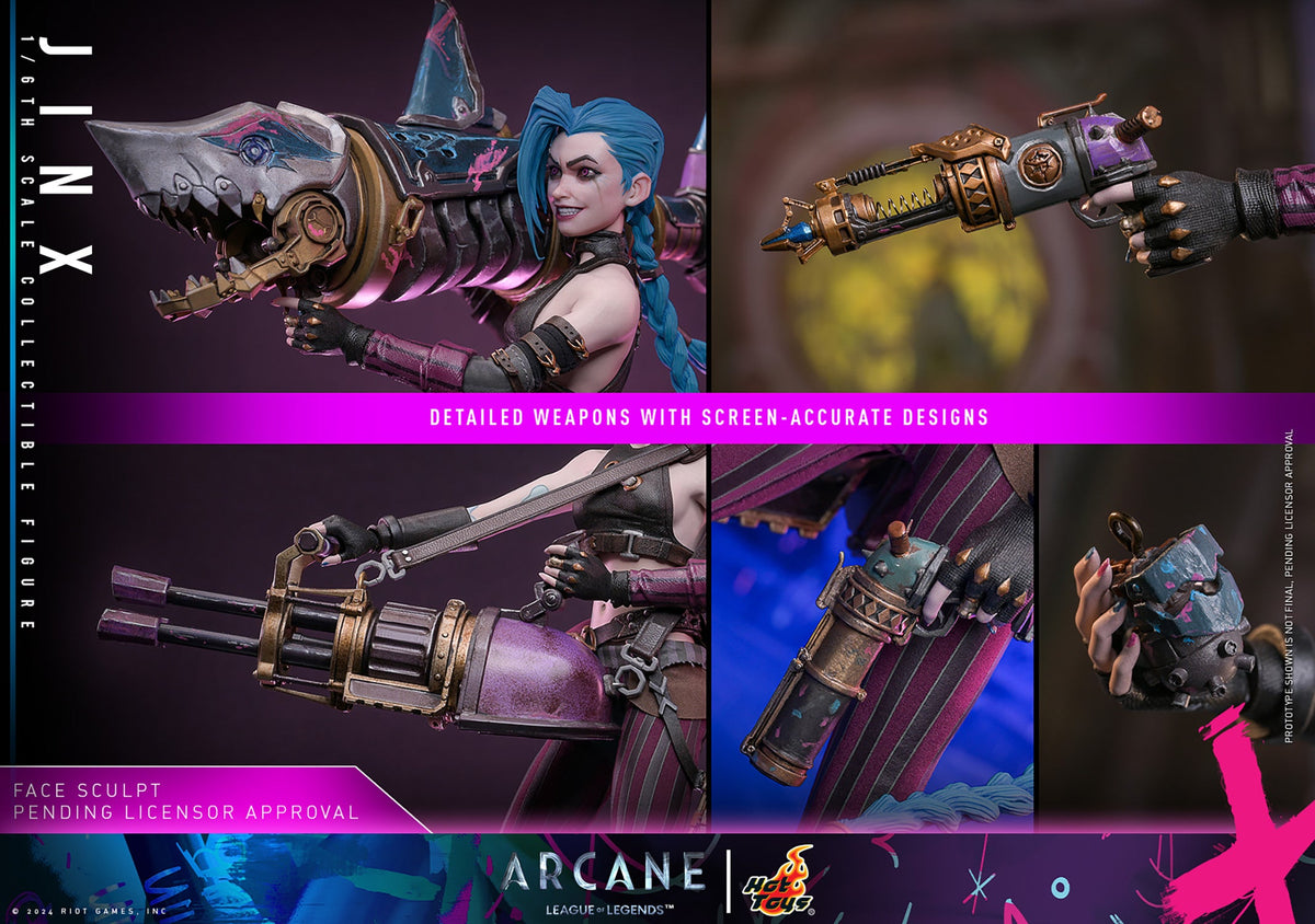 LAST CHANCE! Arcane - Jinx 1:6 Scale Figure | Hot Toys