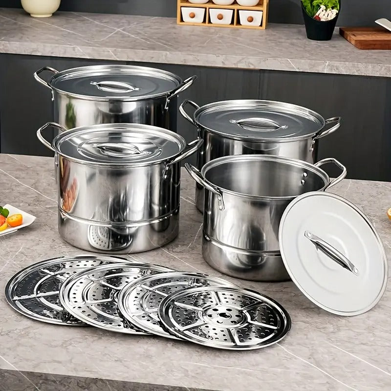 Camping Pot Set with Kettle