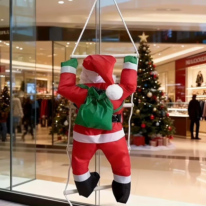 Life-Size Santa Claus Hanging Decoration Display