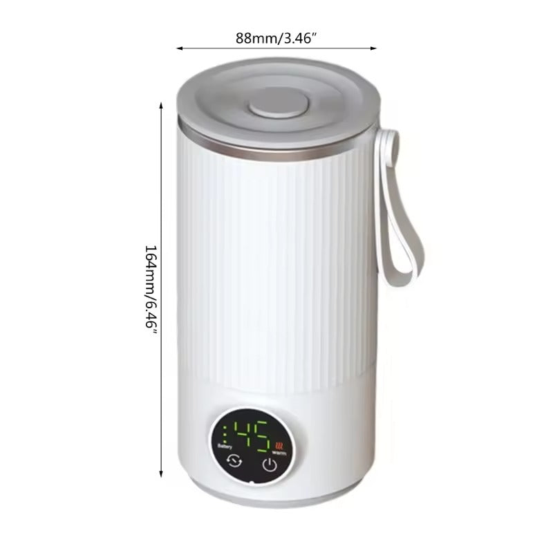 Rechargeable Heated Mixing Cup with 6 Temperature Settings
