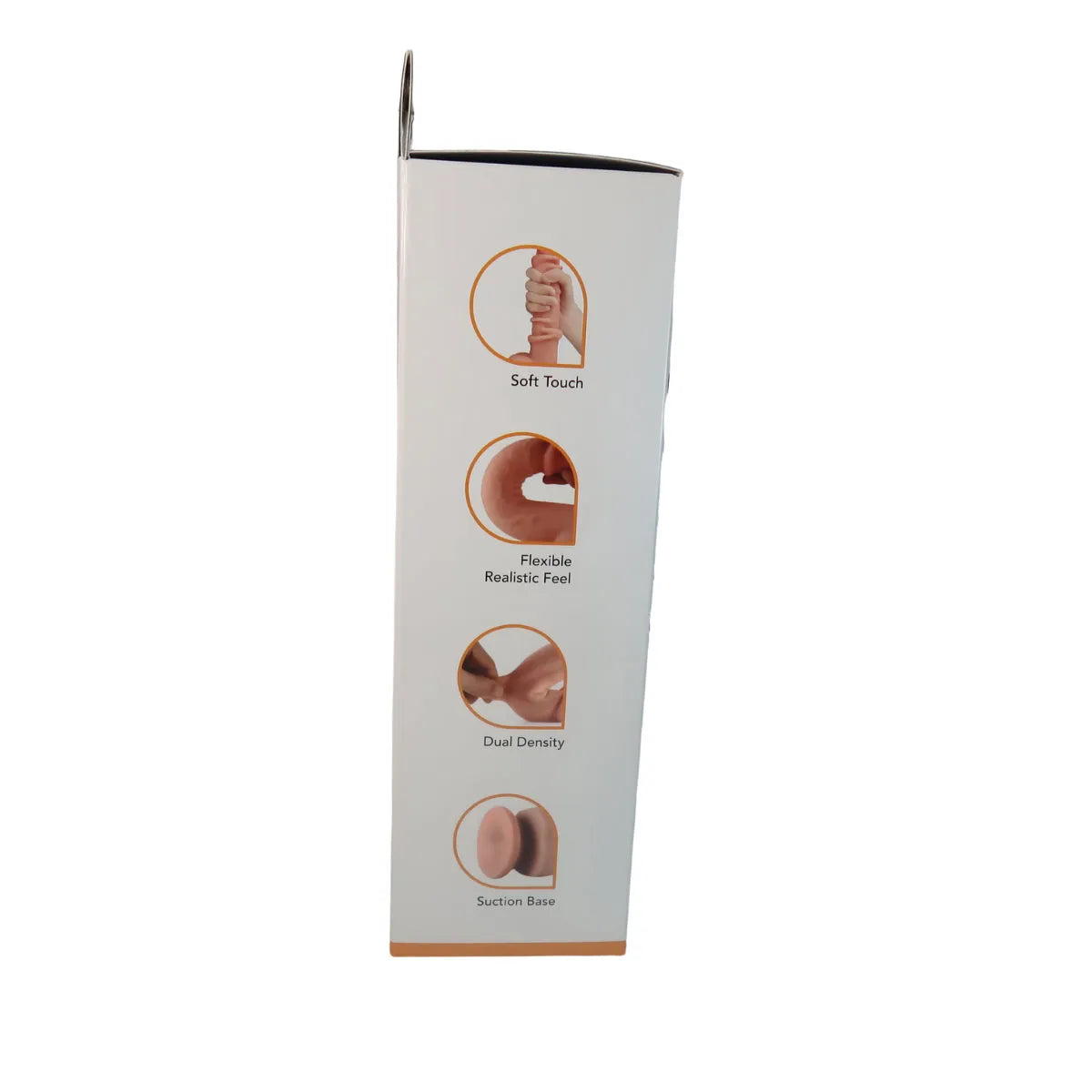 Real Skin 7.5 Inch Dual-Layer Sliding Skin Dildo