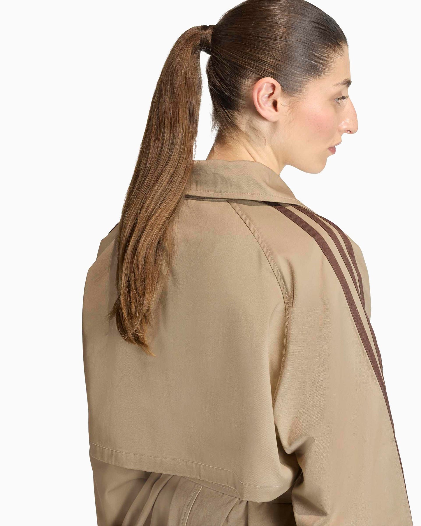 Chaqueta ligera con logo Relaxed adidas Originals Trench para mujer