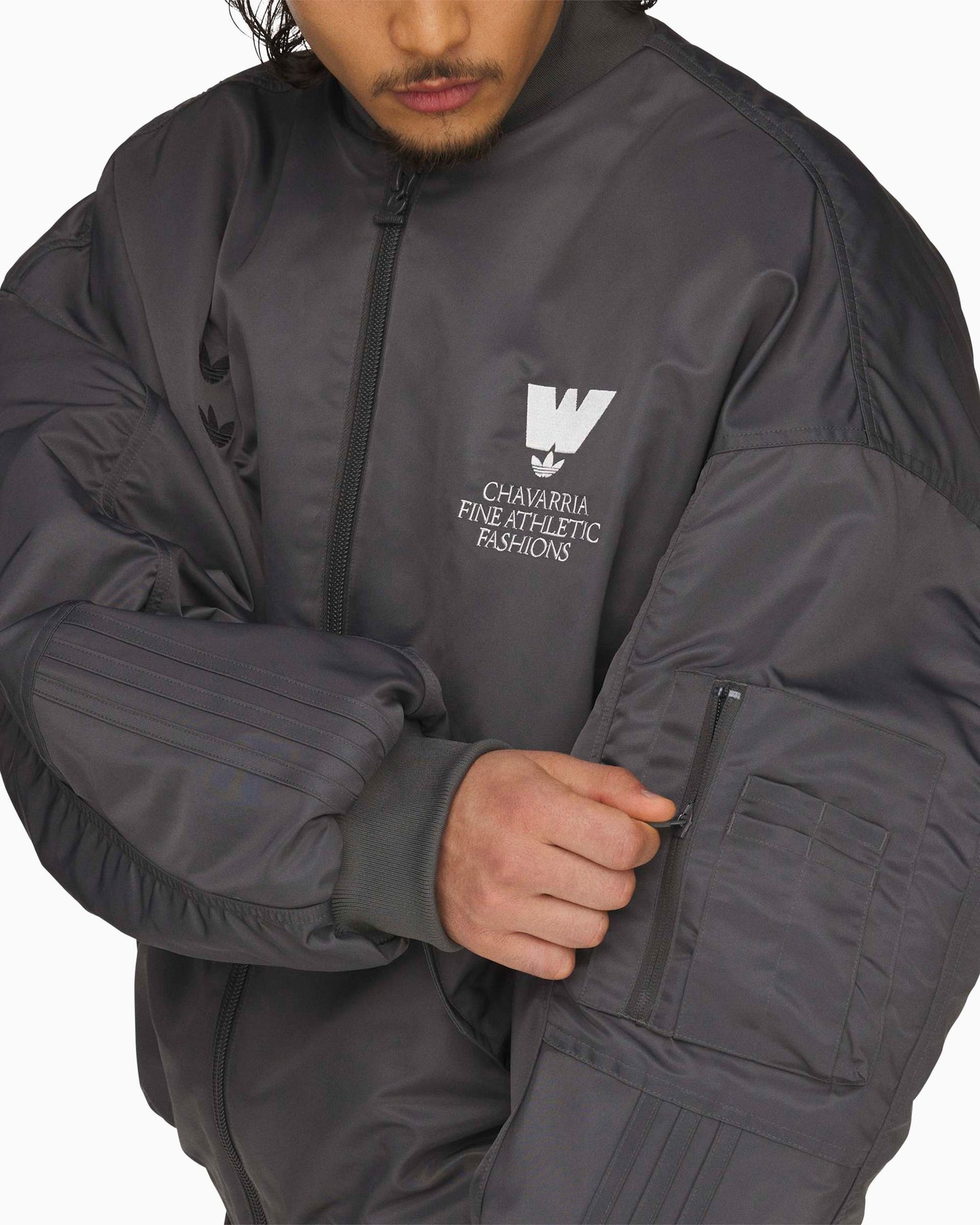 Bomber con gráfico adidas Originals x Willy Chavarria para hombre
