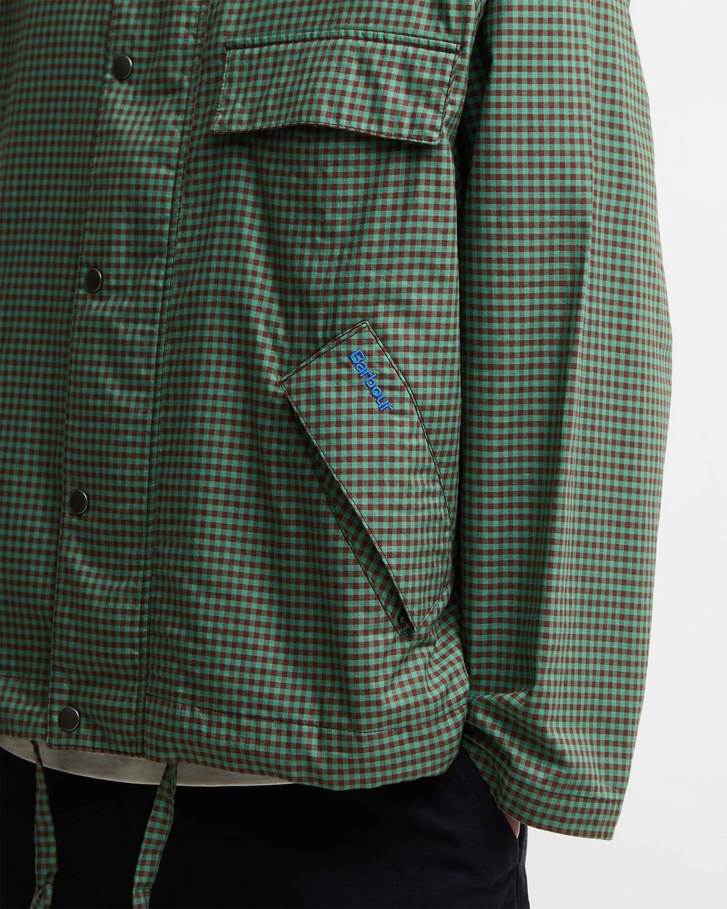Chaqueta ligera de cuadros Oversize Barbour x Paul Smith Transport para hombre