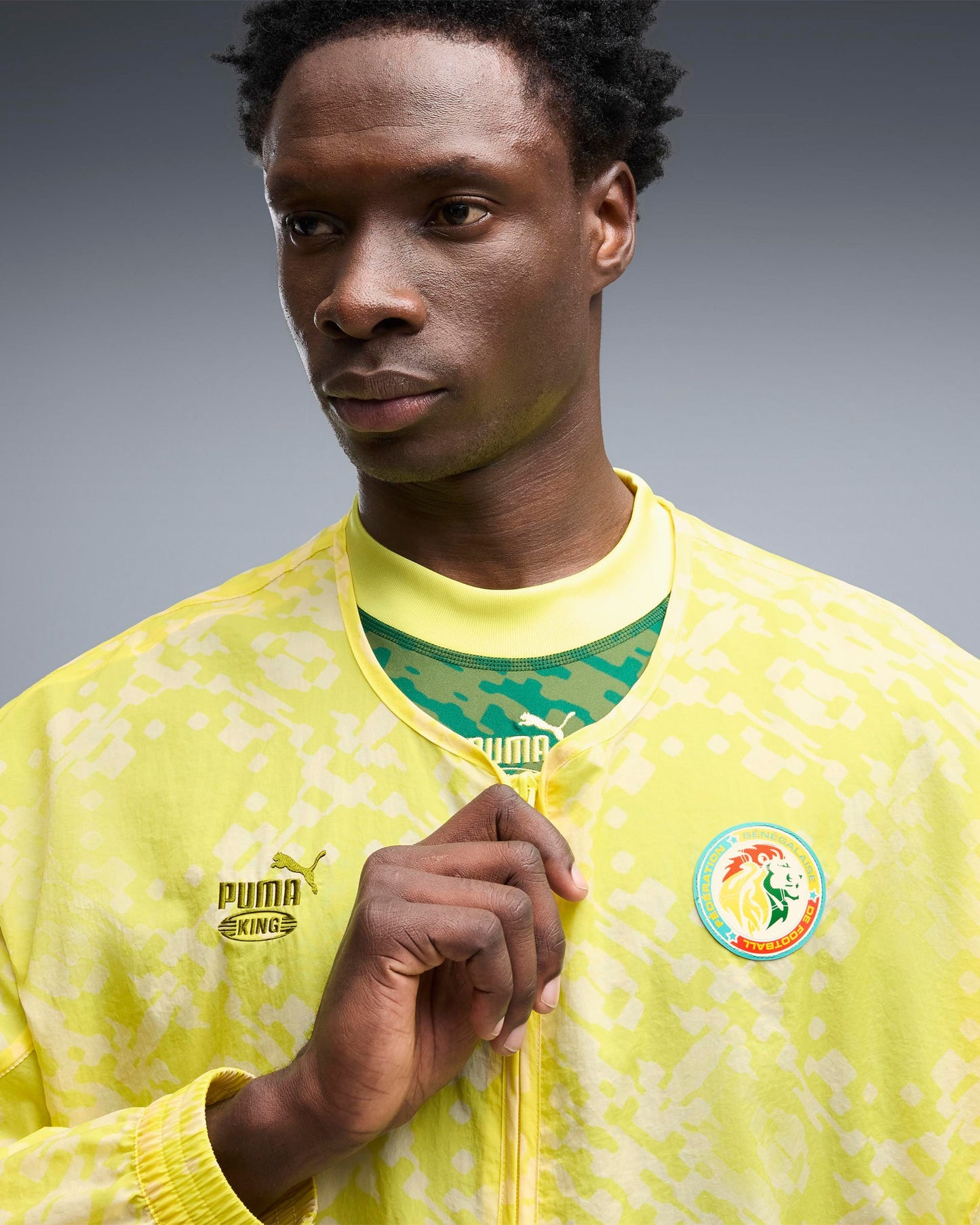 Chaqueta de chandal con logo Relaxed Puma x Salehe Bembury x Senegal "King" para hombre