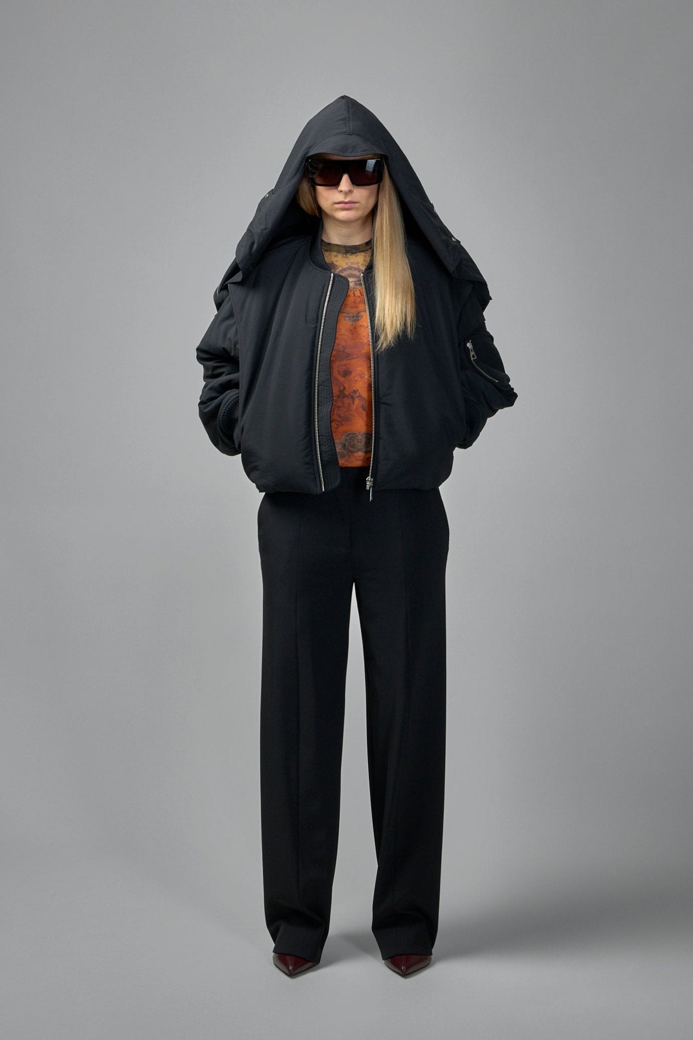 Hidden Hood Bomber Jacket