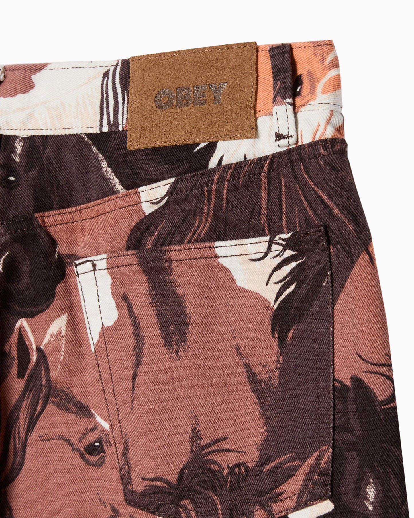 Pantalones vaqueros Baggy OBEY Clothing Horses para hombre