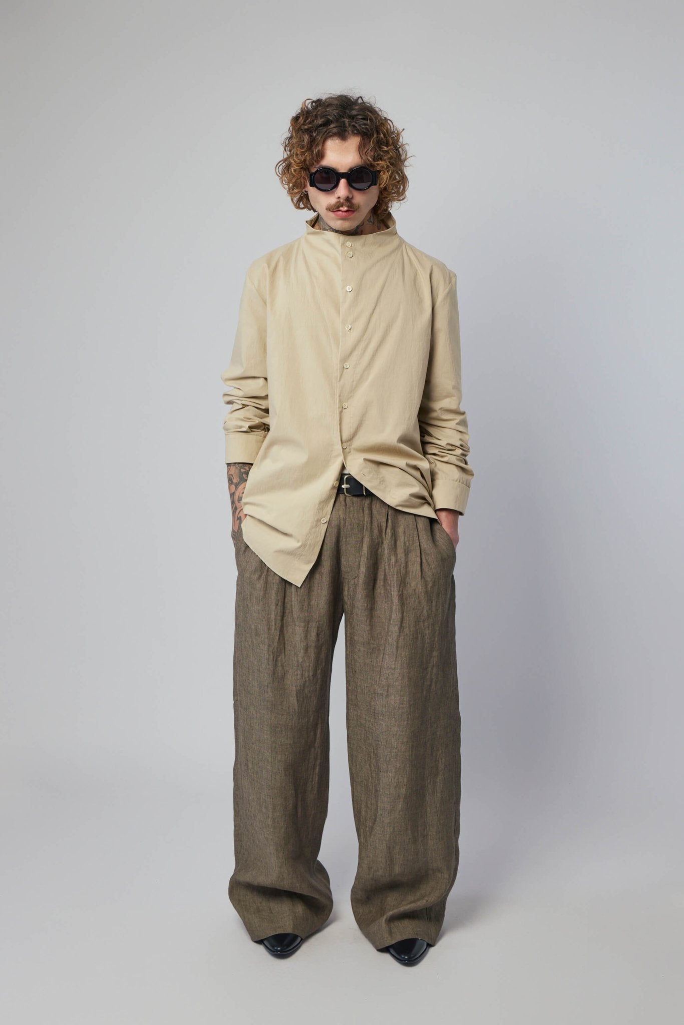 Men's Opened Collar Shirt