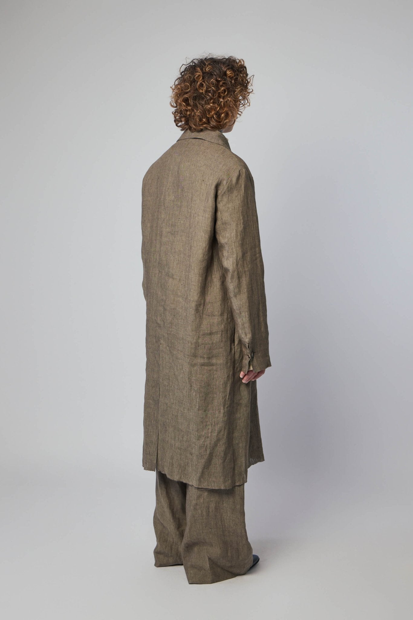 Unisex Dust Long Shirt With 925 Silver Hook Closer