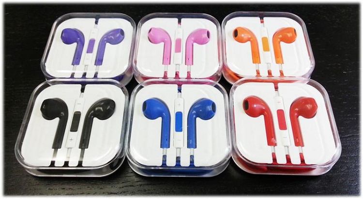 Colorful Headphones For iPhones and Apple Products| Color| BLACK