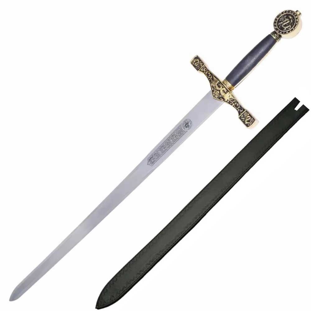 King Arthurs Excalibur Sword Collectors Edition with Leather Sheath