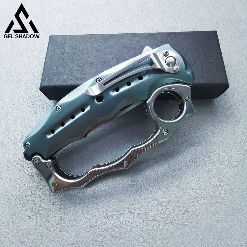 Knuckle Style knife Mecha Spring Assist Knife-GS37