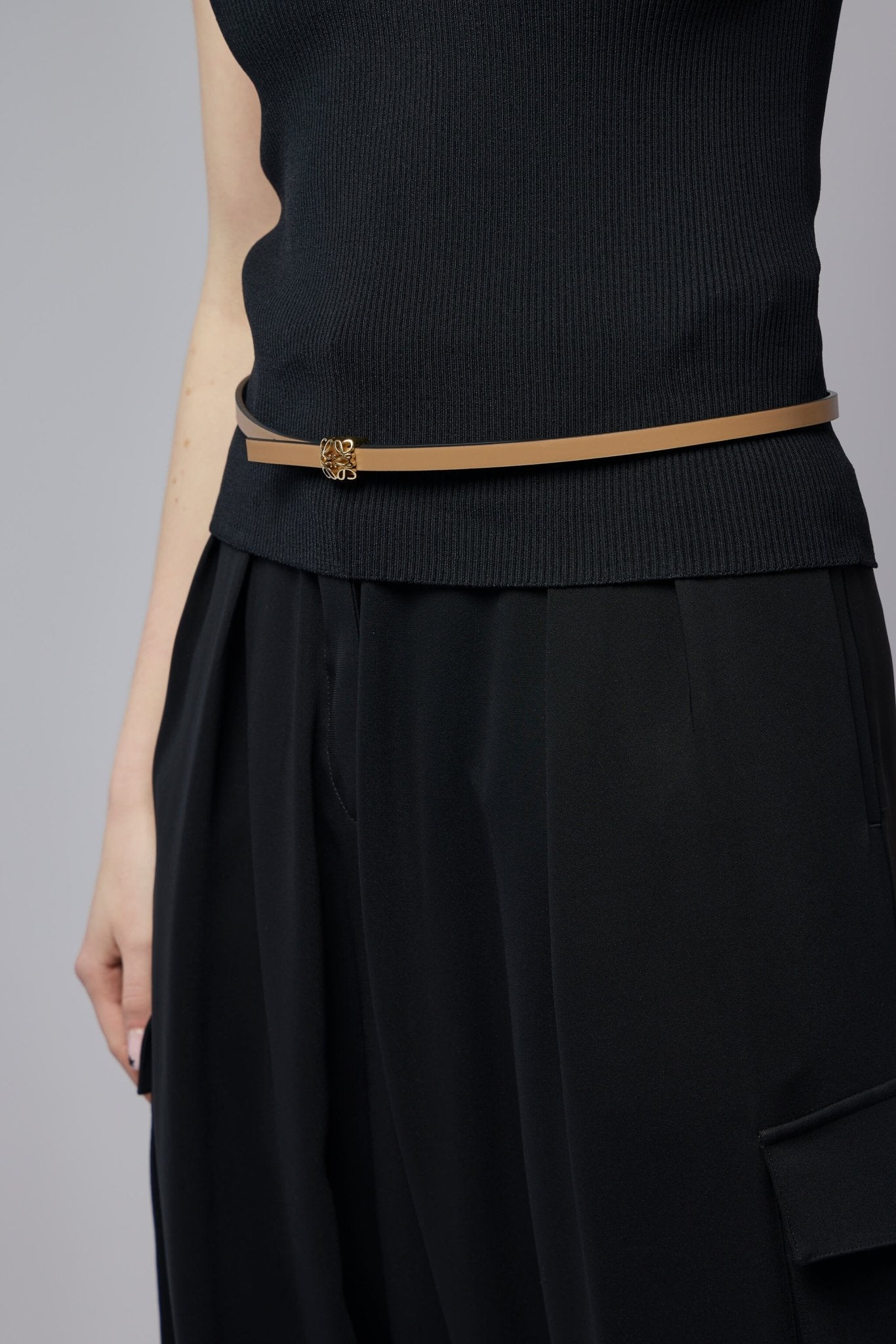 Reversible Anagram Bombé Belt