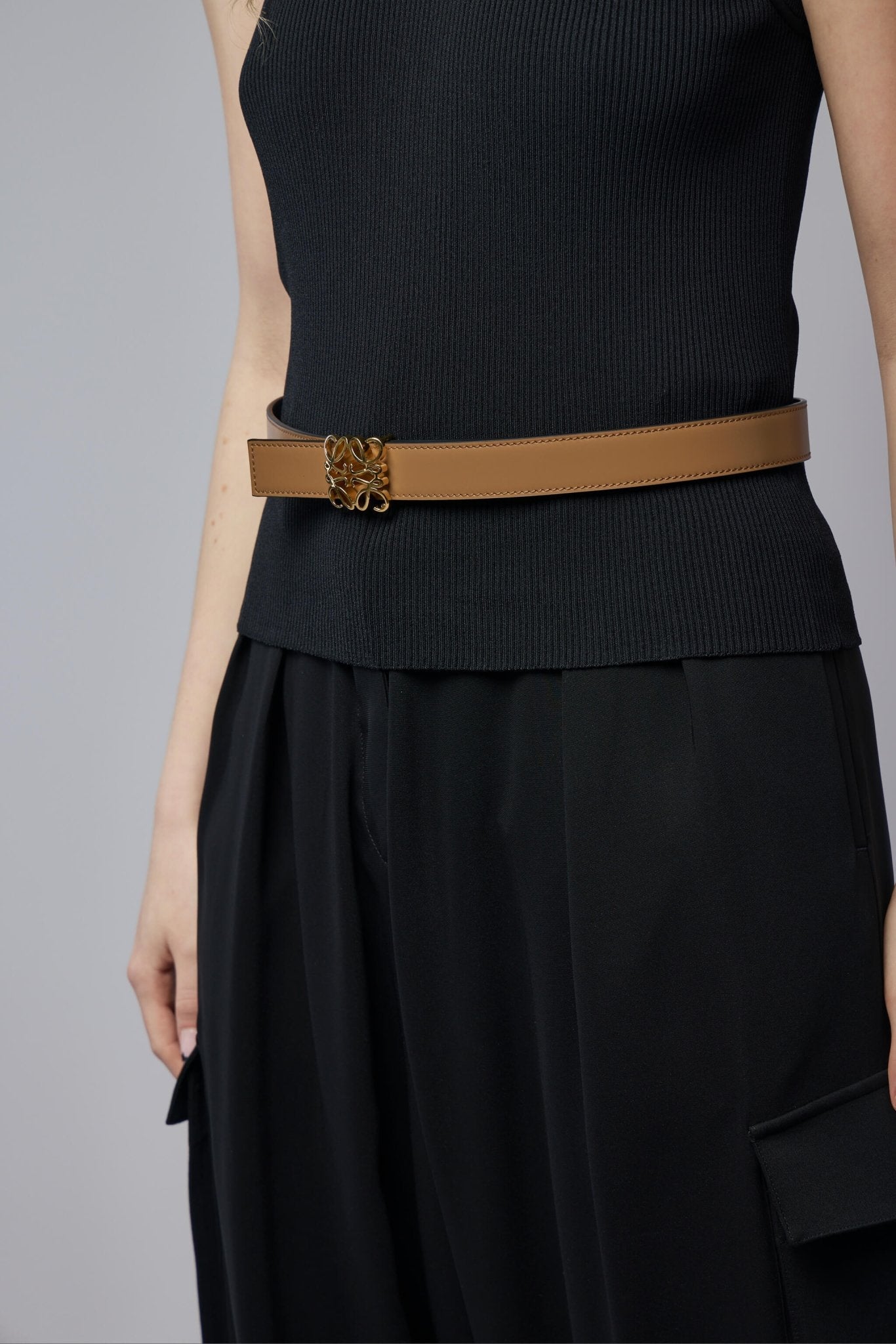 Reversible Anagram Bombé Belt