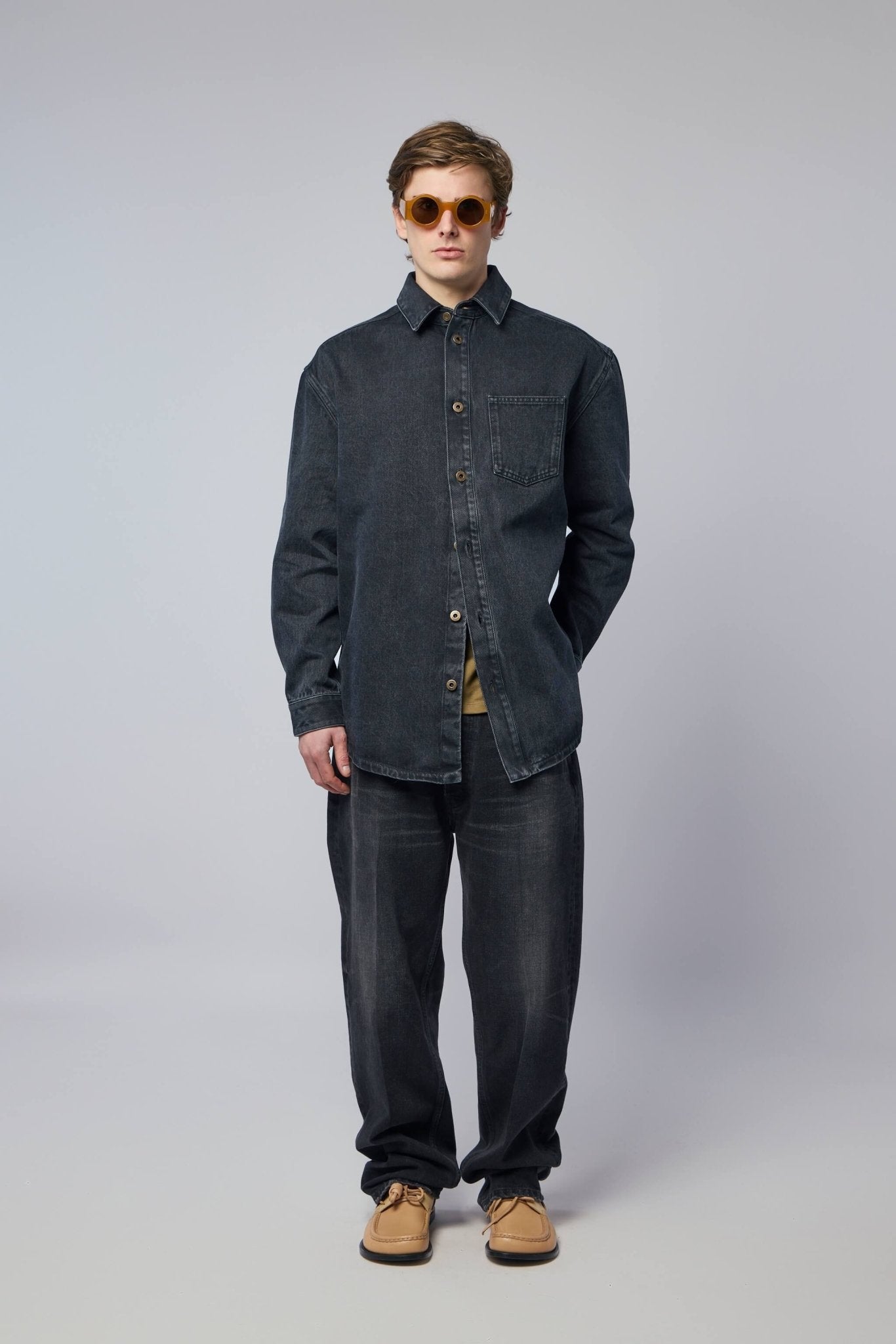 Anagram Overshirt in Denim