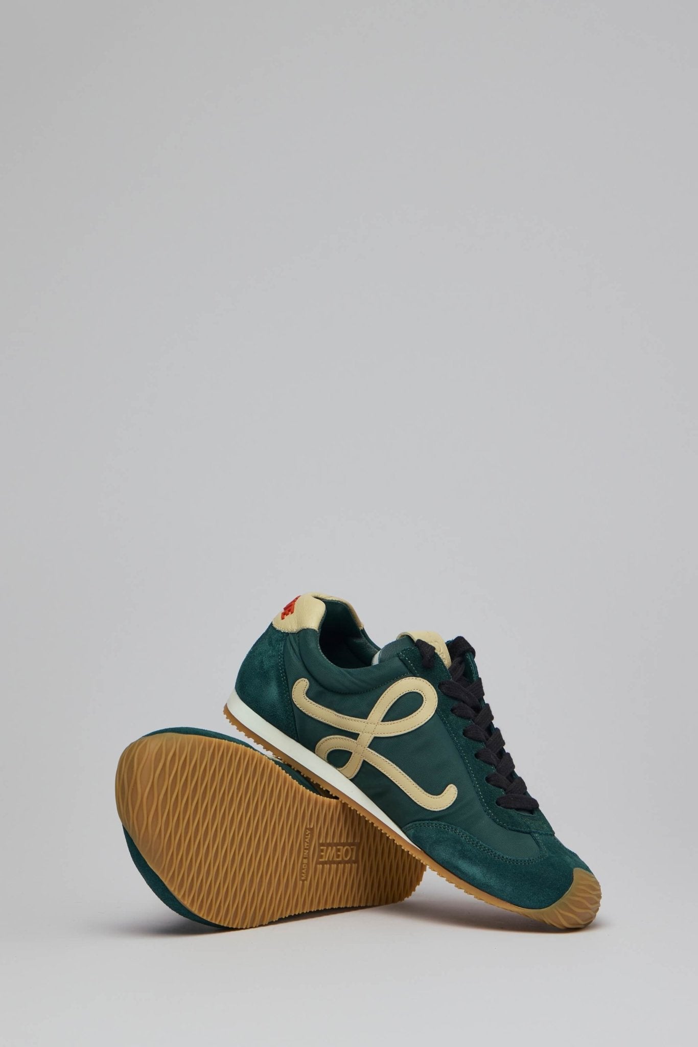 Ballet Runner 2.0 in Nylon and Calfskin