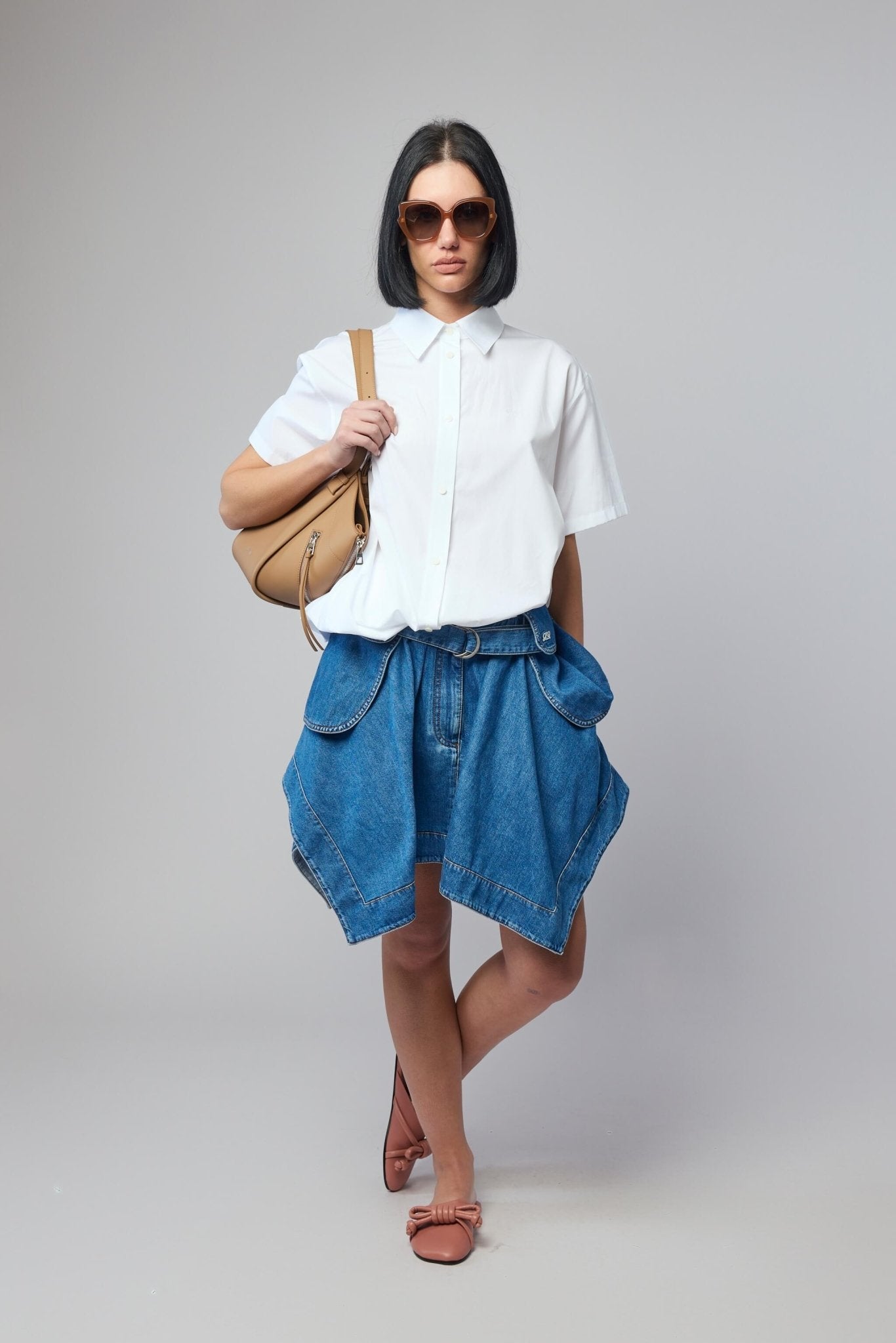 Cargo Skirt in Denim