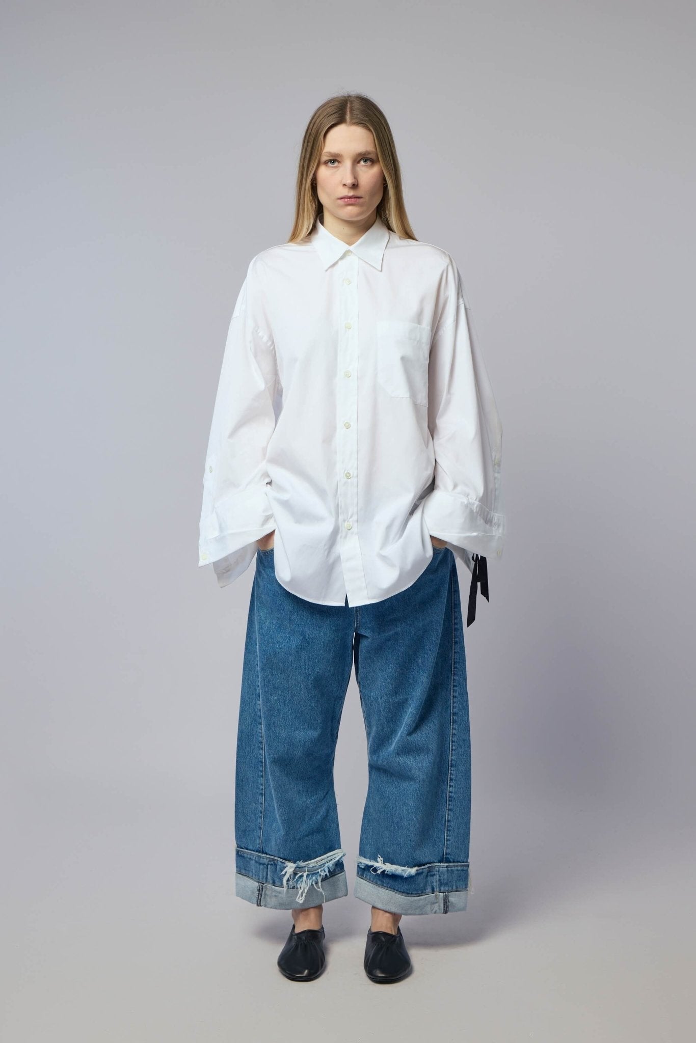 Buttoned Patterned Shirt