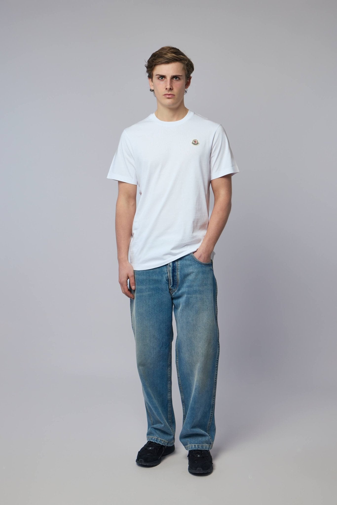 Logo Patch Cotton T-shirt