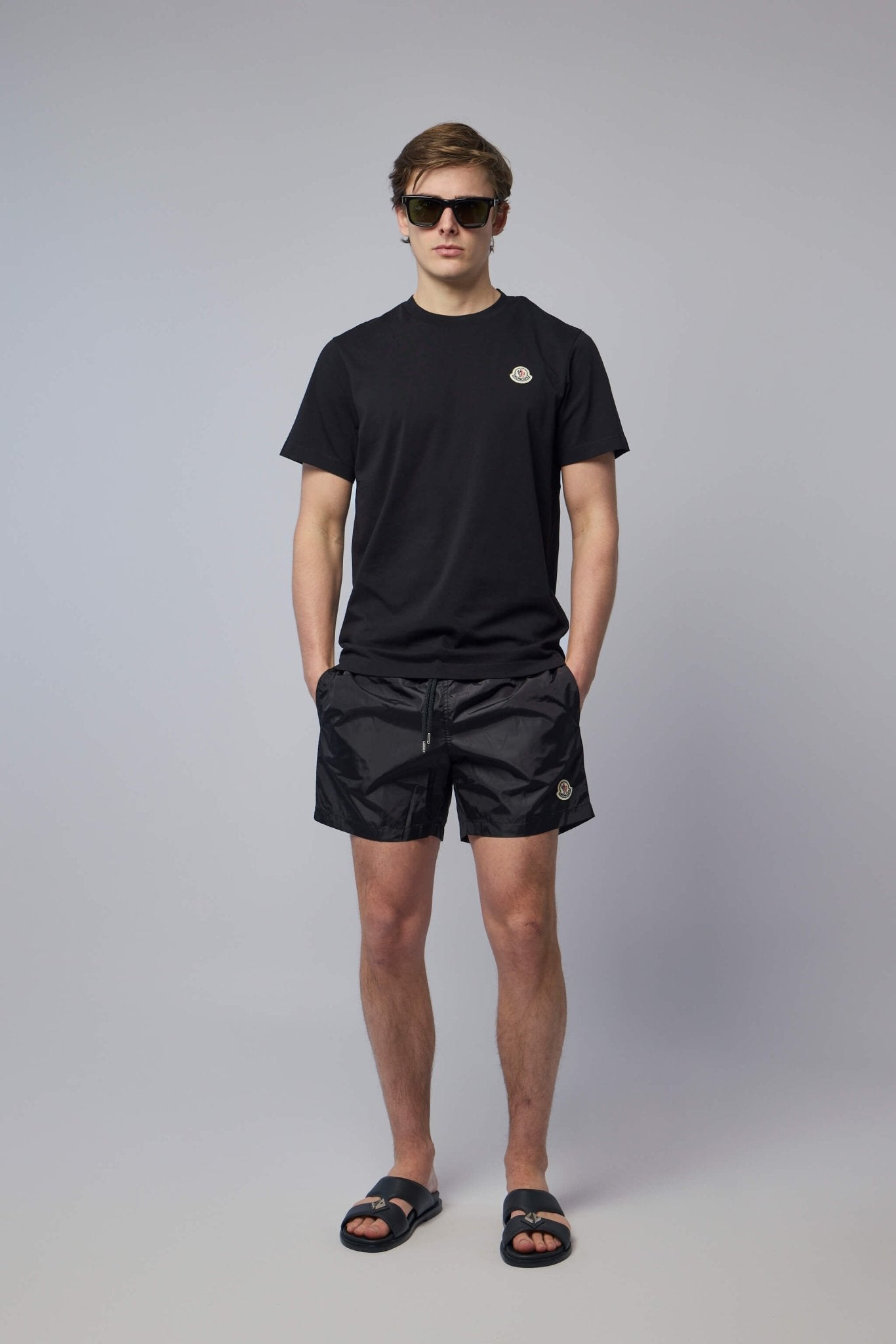 Logo Patch Swim Shorts