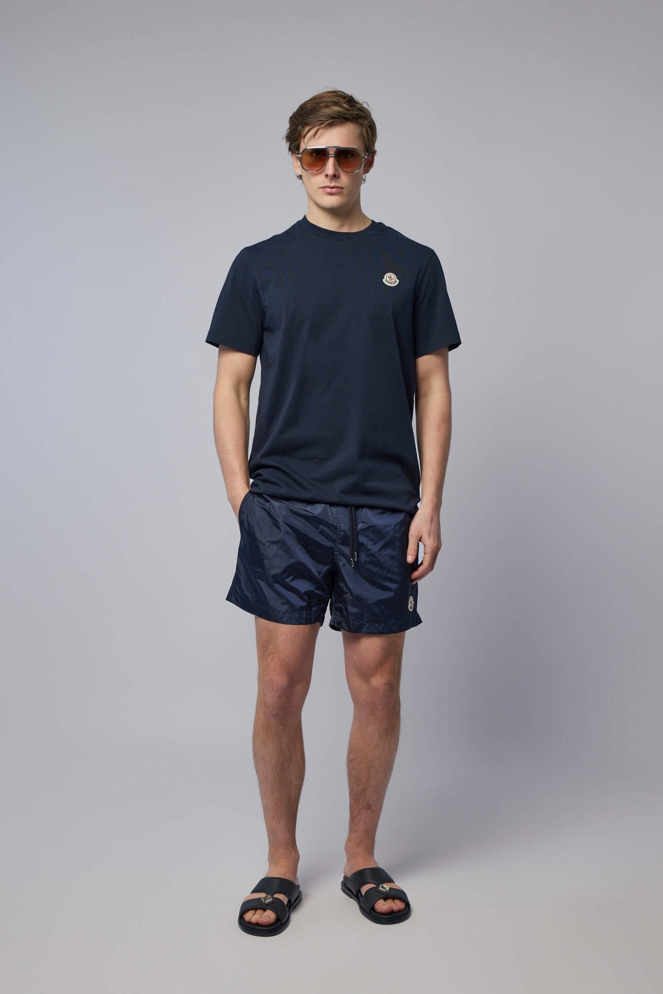 Logo Patch Swim Shorts