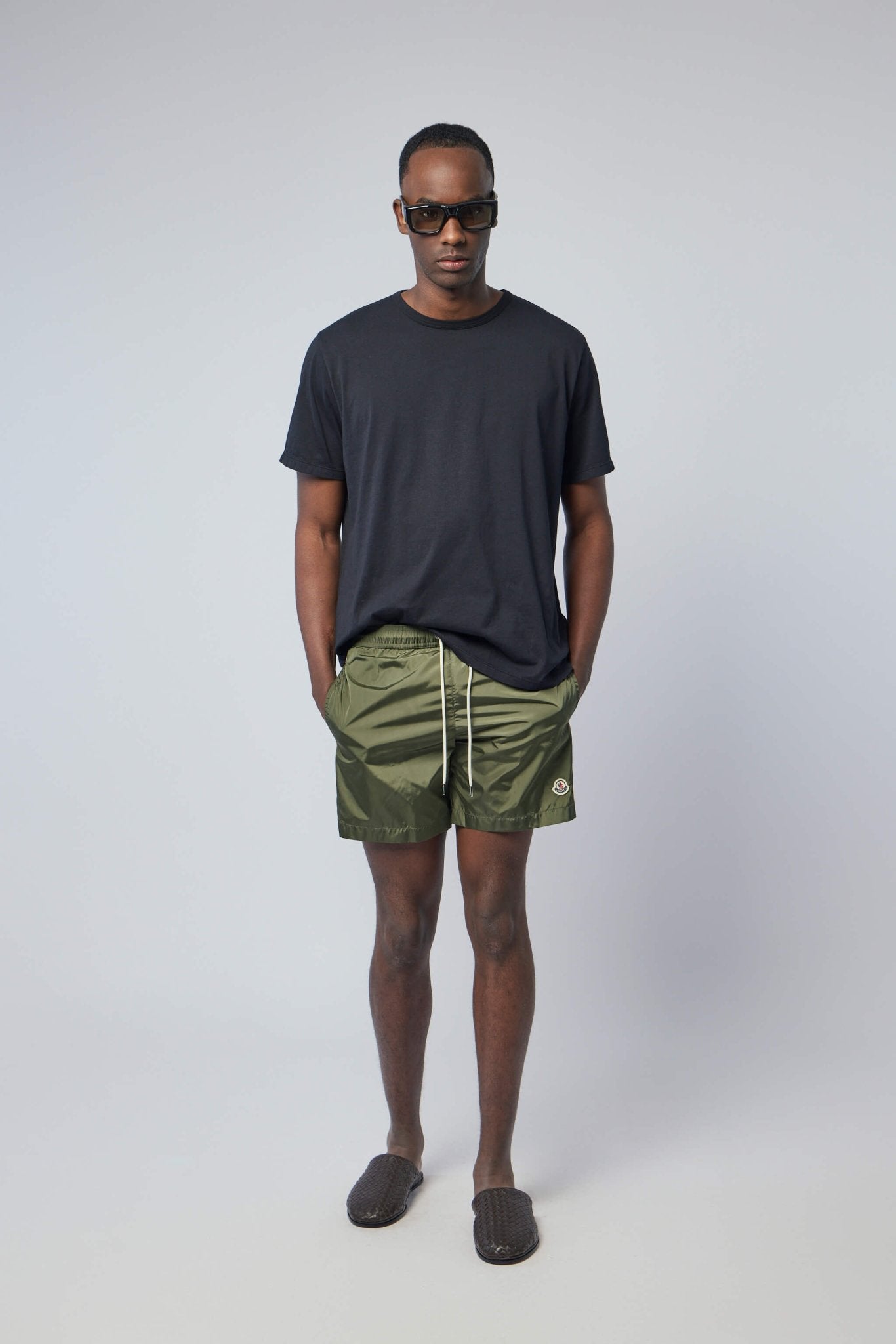 Logo Patch Swim Shorts