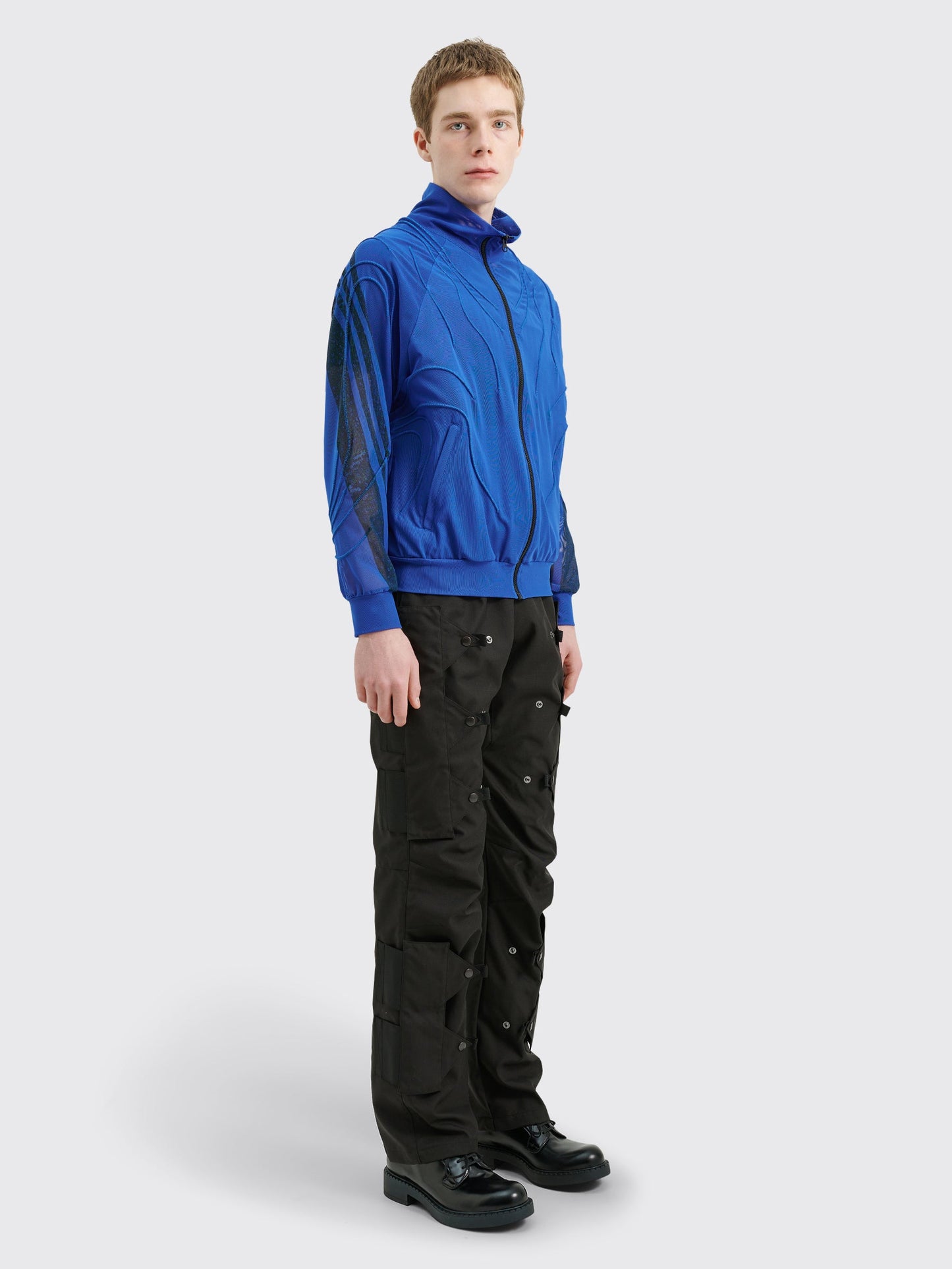 Olly Shinder Crocodile Shell Trouser Black