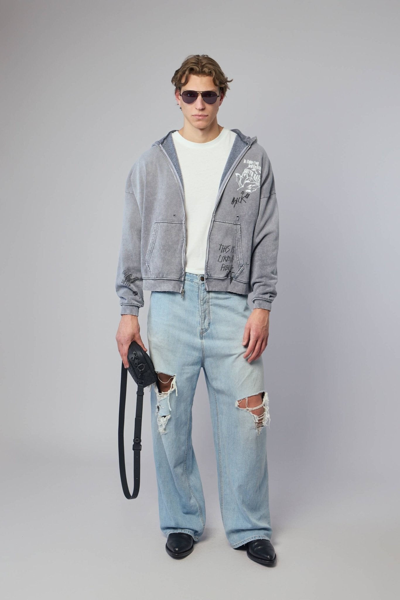 Carrying The Message Zip Hoodie