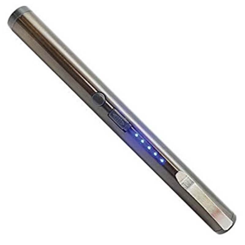 Small Pen Sized 7 Inches Rechargeable Stun Gun Black