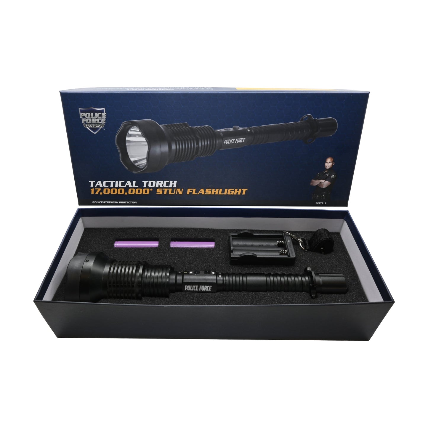 Tactical Torch Stun Flashlight 17,000,000