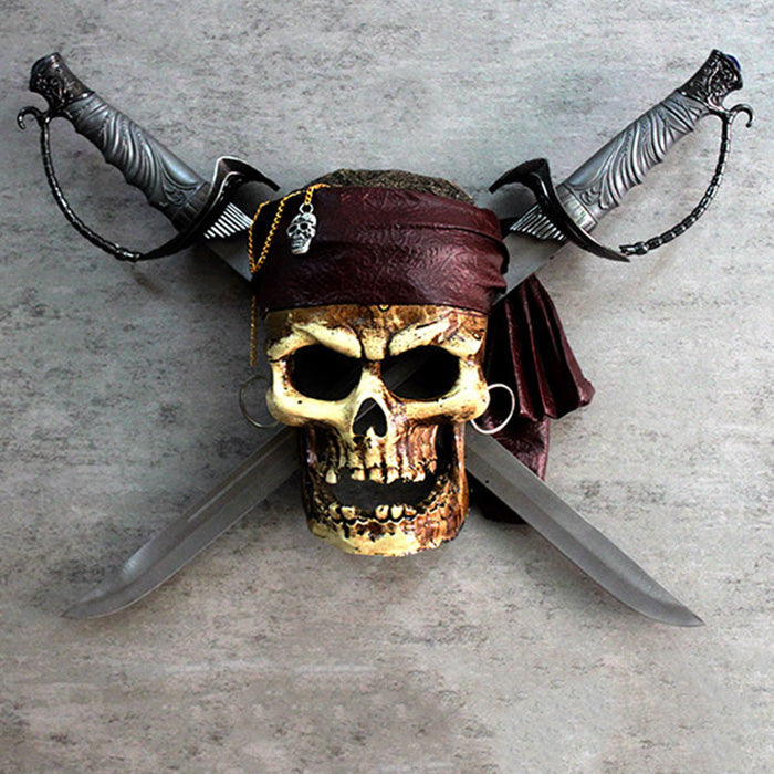 Skull with Two Sabres