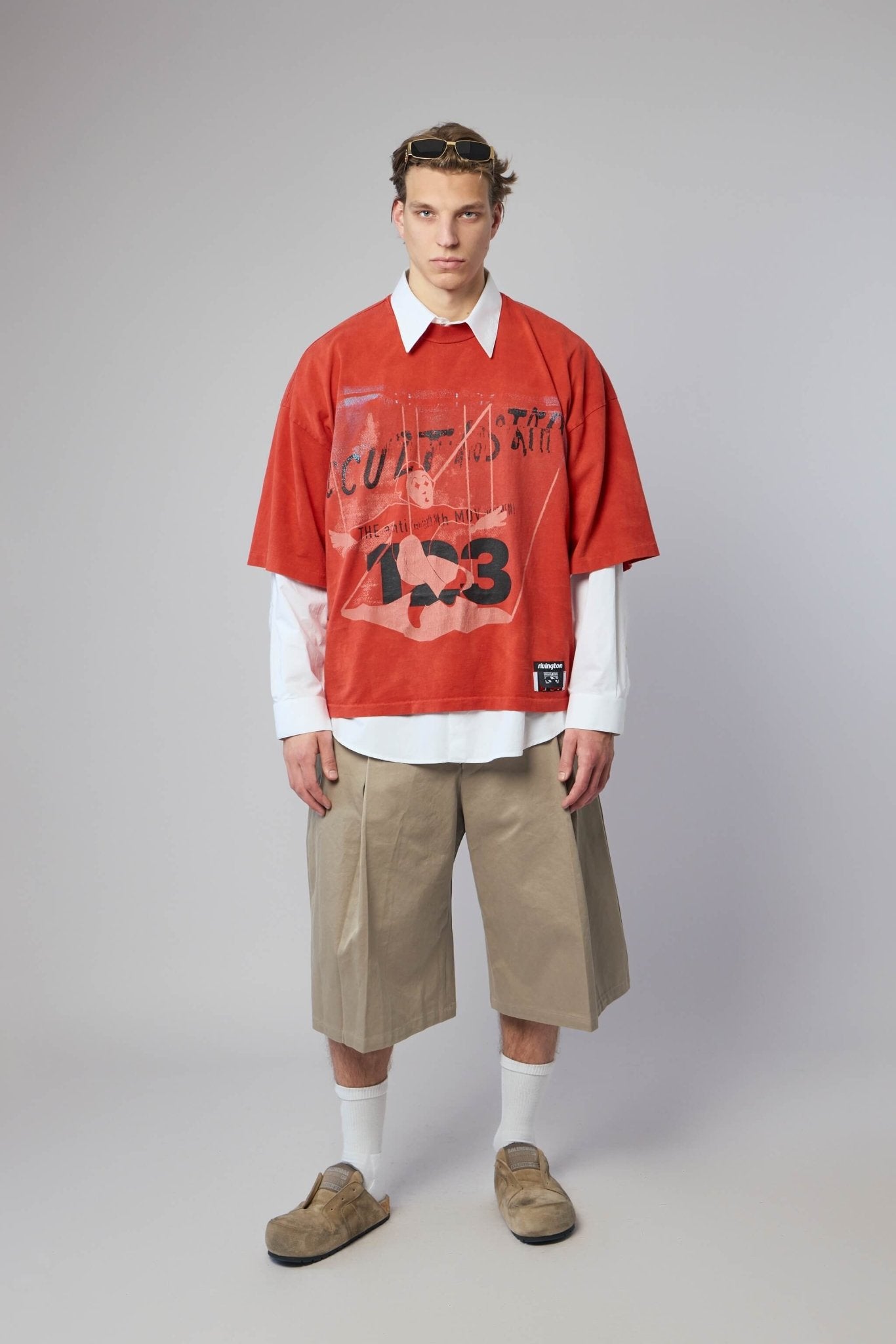 Left Out Vintage Tee Red