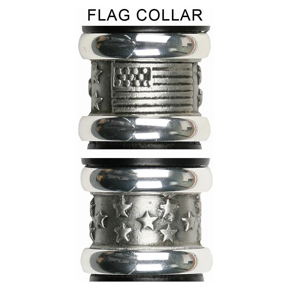 Air Force Coat of Arms Knob Stick: Large Knob, Pewter Collar