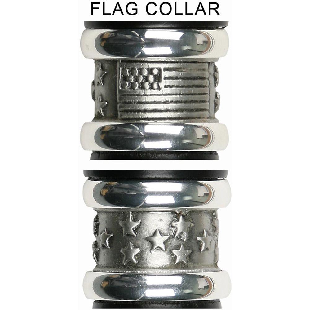 Veterans of War Flat Top Stick: Beechwood Shaft Pewter