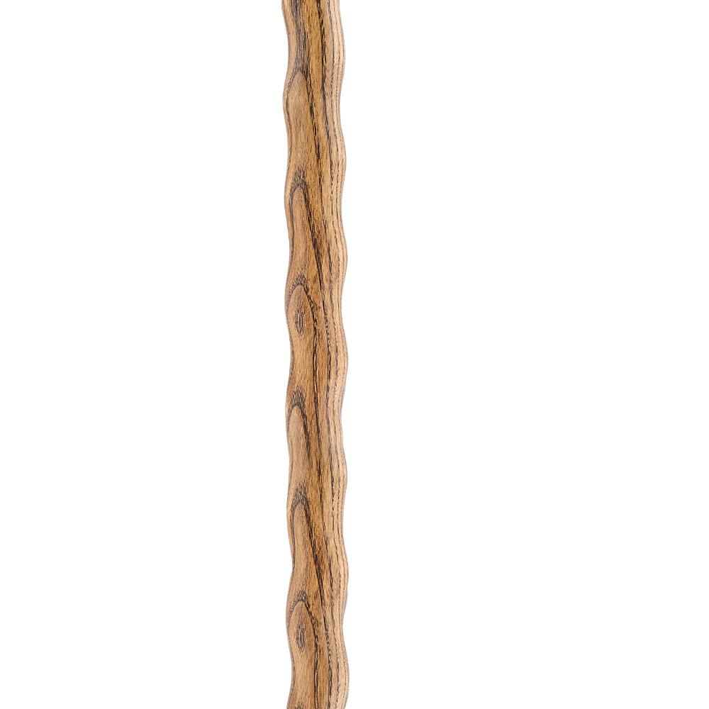 Brown Ash Riverbend Hiking Staff: Customizable with Engraving
