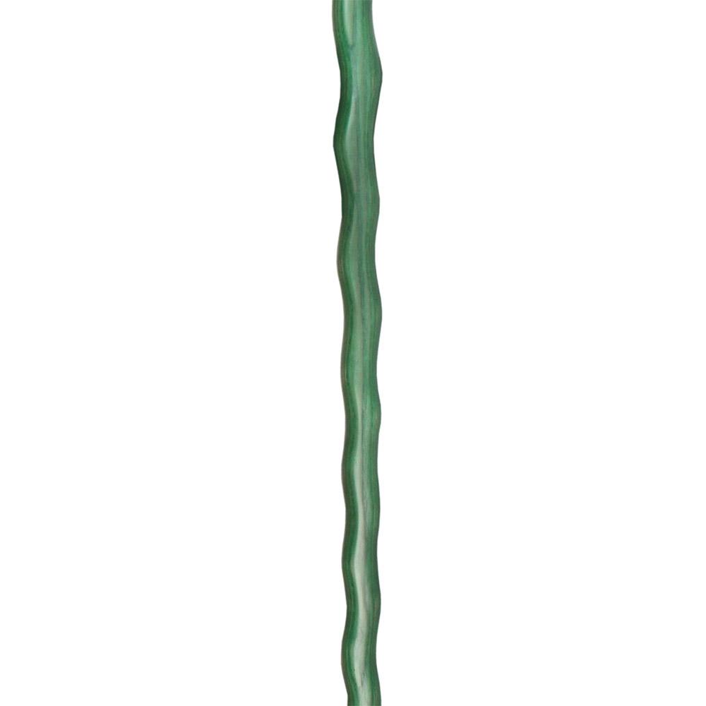 Shamrock Engraved Green Ash Riverbend Hiking Staff