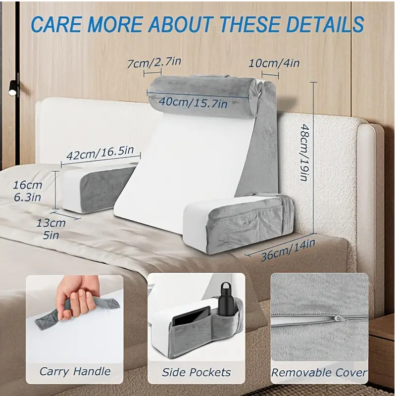 Medium Memory Foam Bed Pillow for Adults