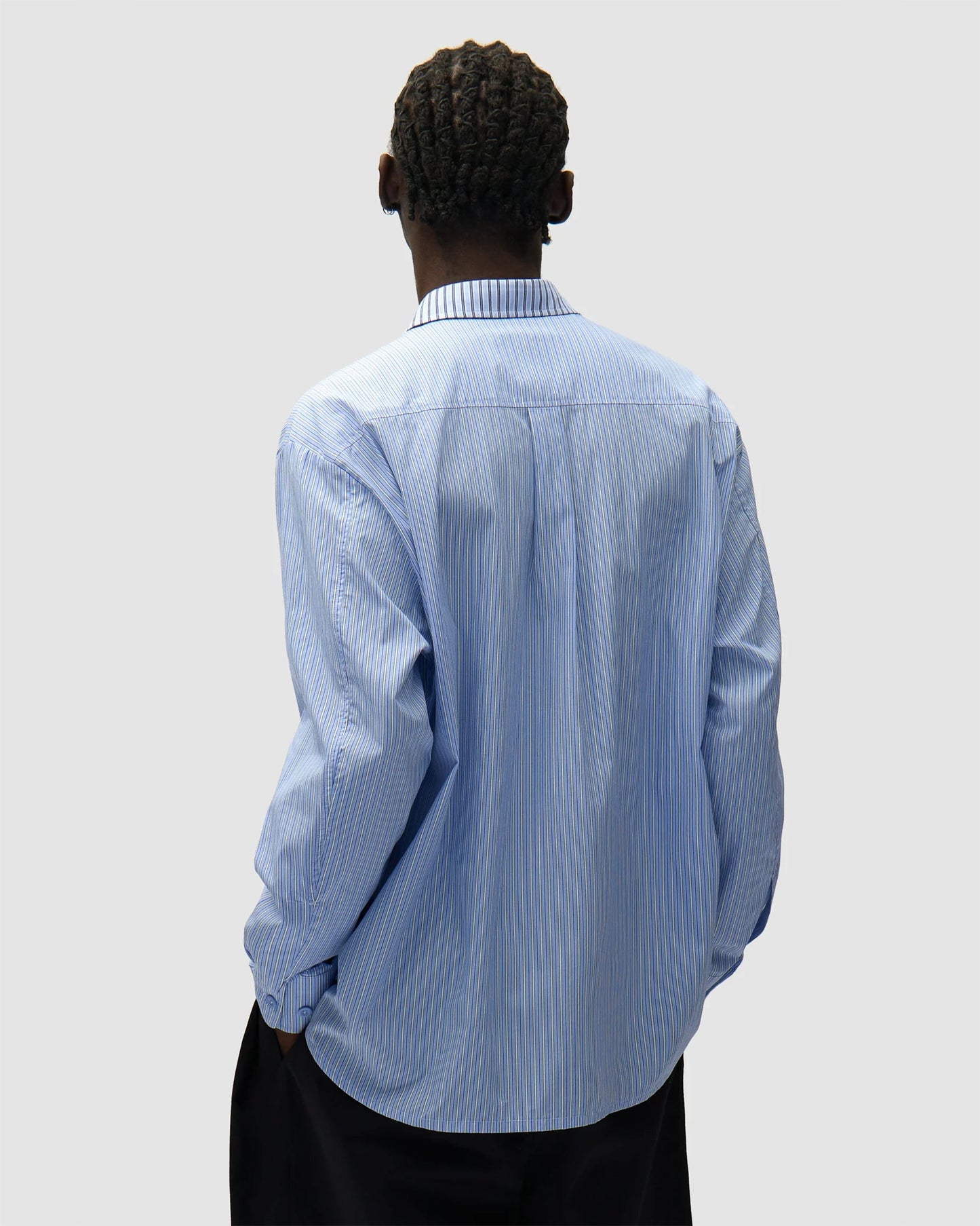 Camisa de rayas Arte Antwerp Assimetrical para hombre