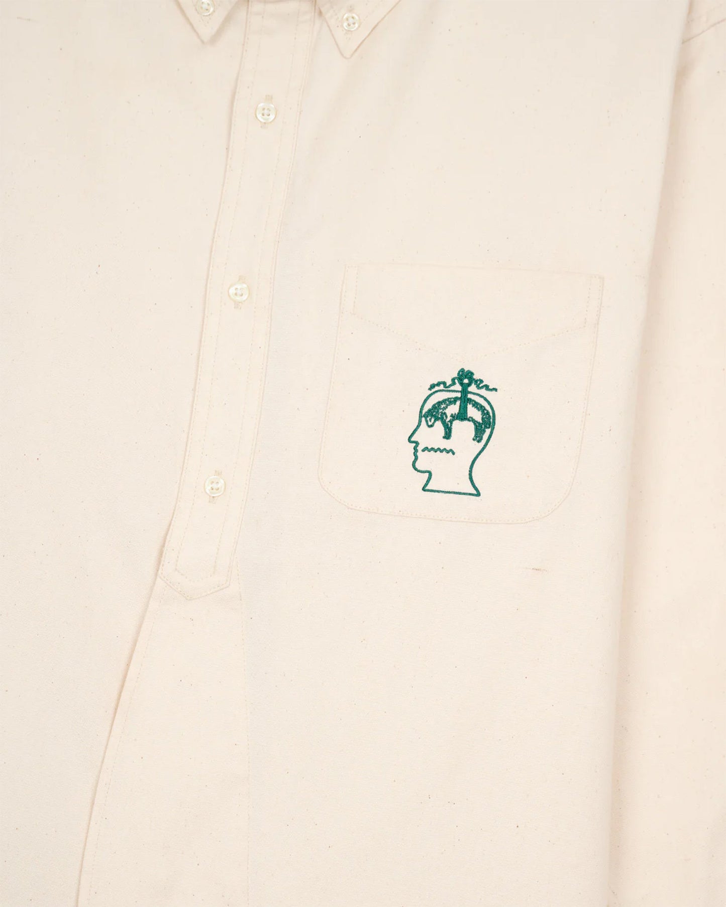 Camisa bordado Brain Dead x Brooks Brothers California para hombre