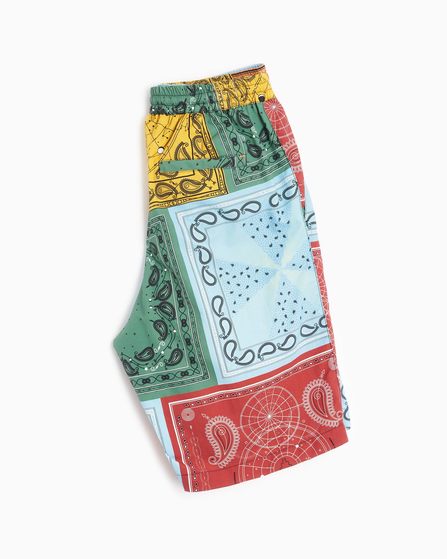 Pantalones cortos Marcelo Burlon County of Milan All Over Bandana Men's Nylon Shorts para hombre