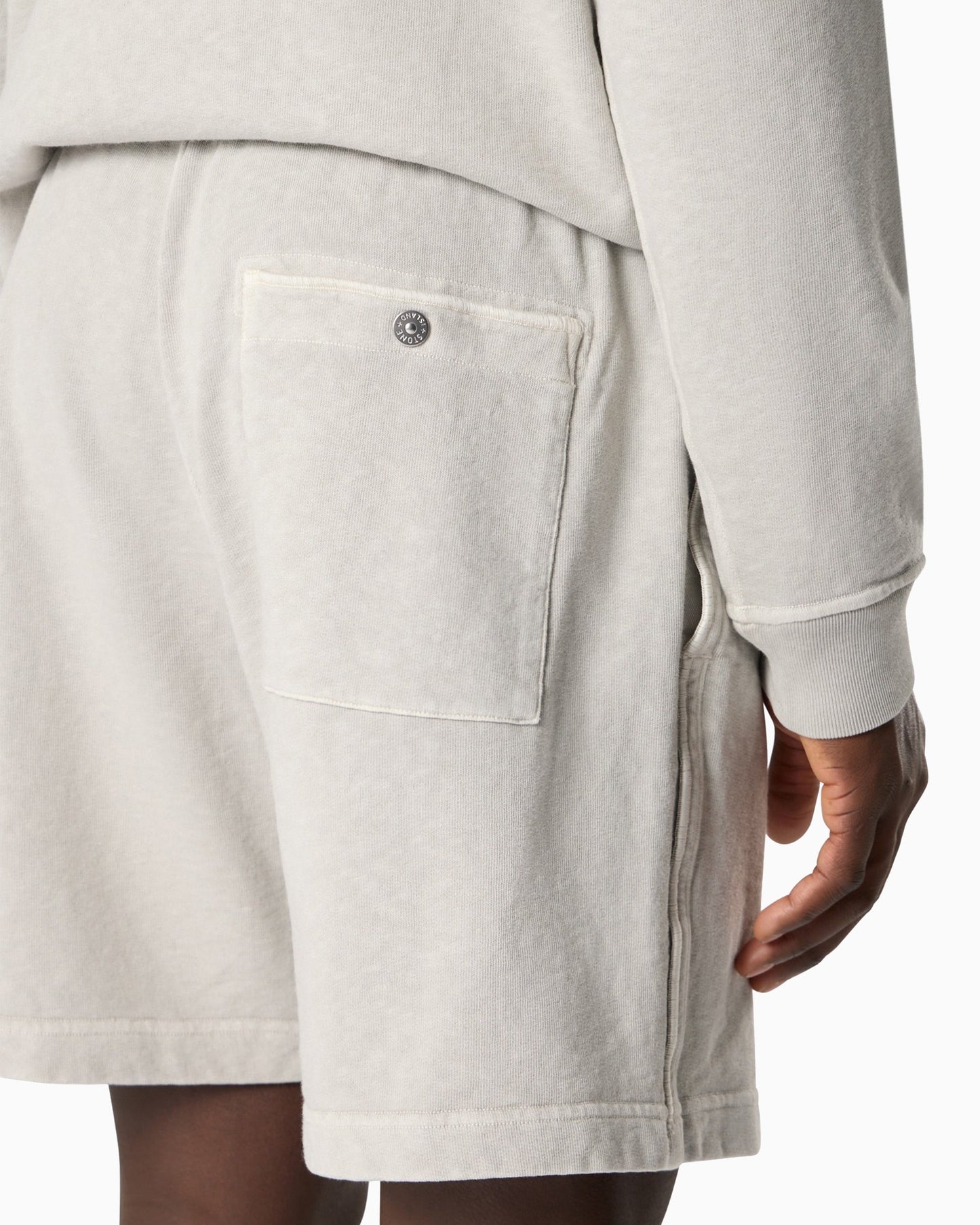 Pantalones cortos Stone Island Malfilé "Old Effect" para hombre