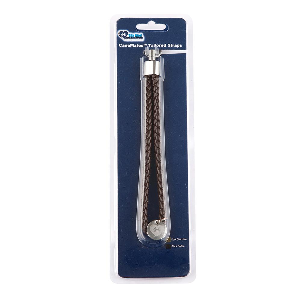 Brown Leather Offset Strap - For Offset Canes Only