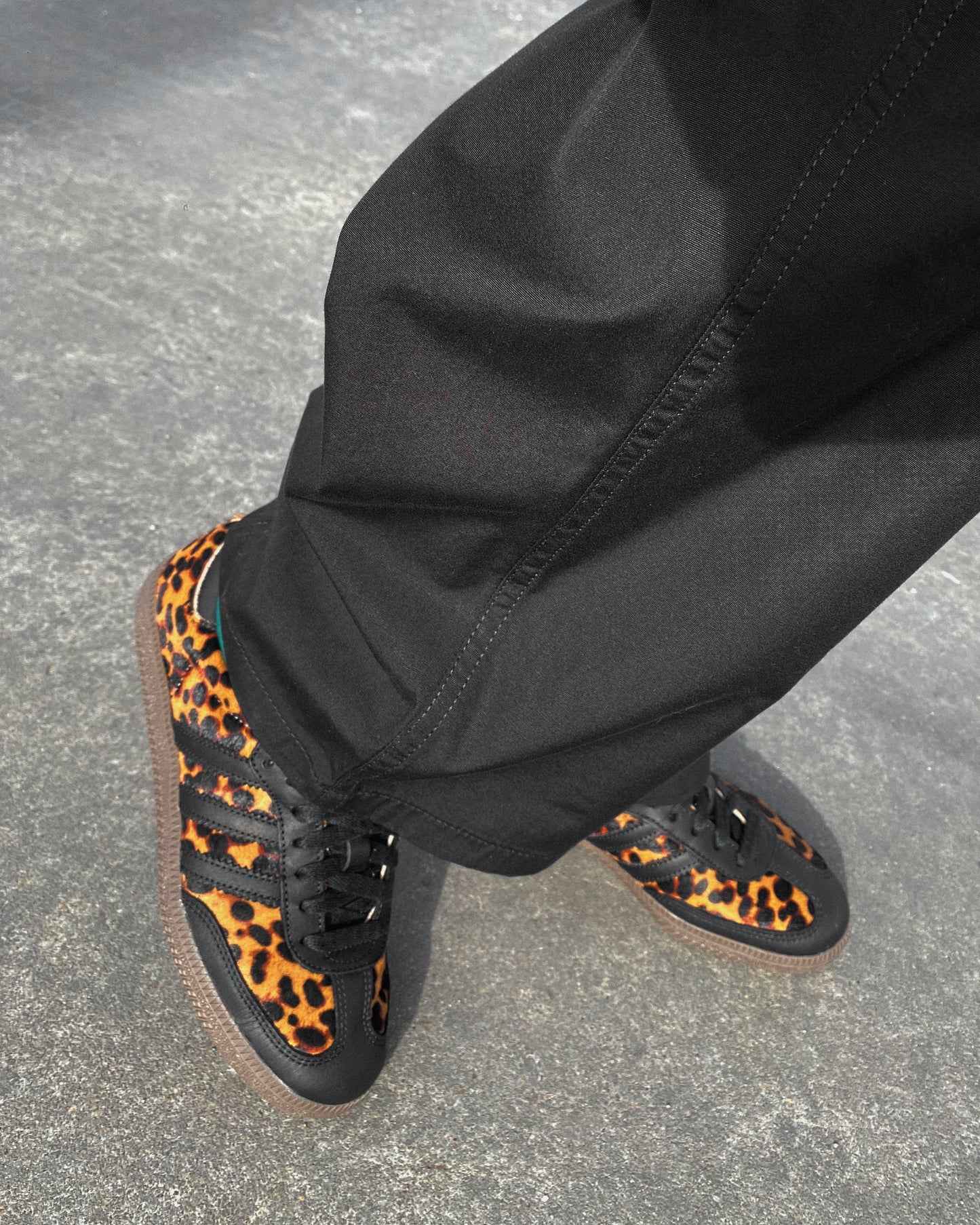 adidas Originals Women's Samba OG "Black Green Leopard"
