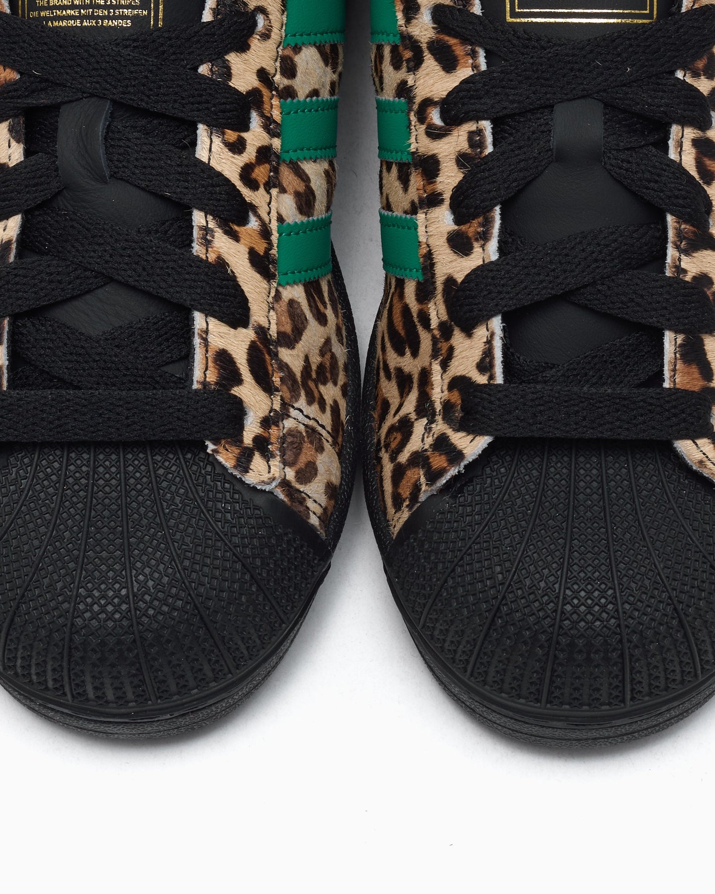 adidas Originals Women's Superstar II "Black Green Leopard"